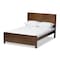 Baxton Studio Catalina Modern Brown-Finished Wood Full Platform Bed 143-7861 - alternate 1